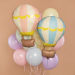 Шар (34''/86 см) Фигура, Воздушный шар, Голубой, Сатин, 1 шт.