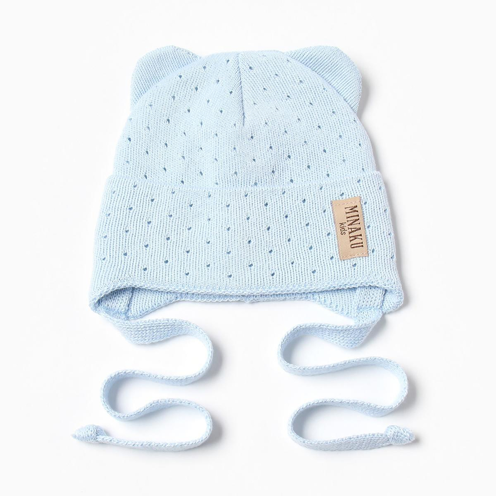 Шапка детская, р. 44-46, цвет голубой 9943029 (MINAKU)