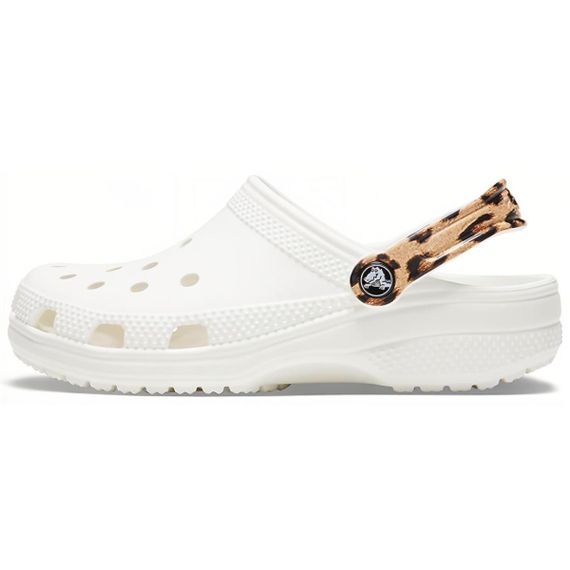 Crocs Classic Clog 'Leopard Print White'