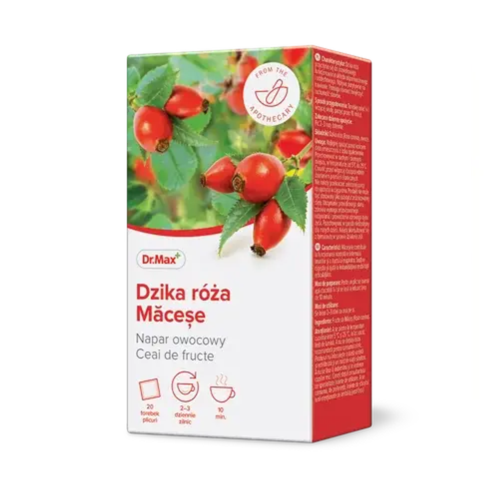 Фруктовый настой дикой розы Dr. Max - 20 пакетиков