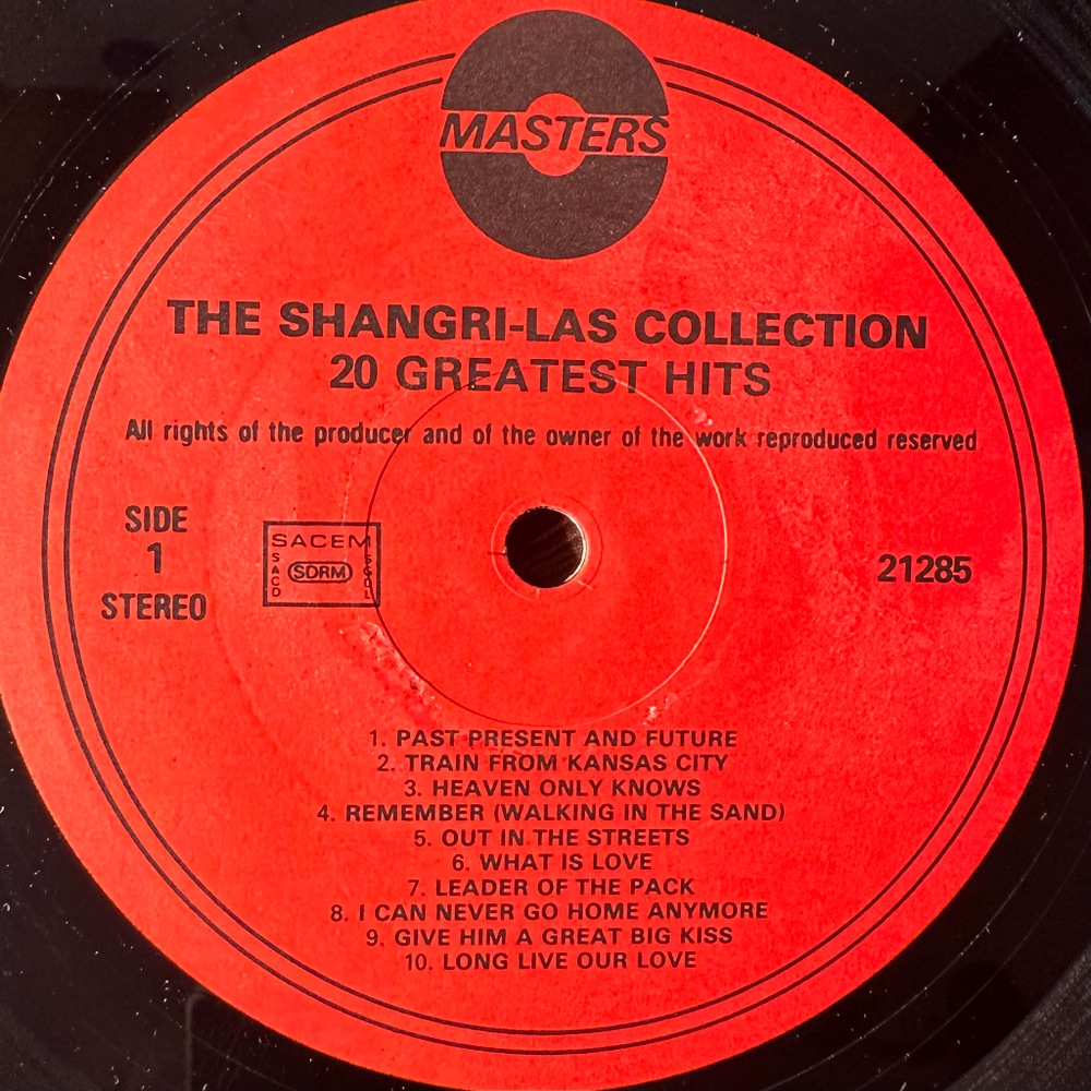 The Shangri-Las ‎– 20 Greatest Hits (Франция)