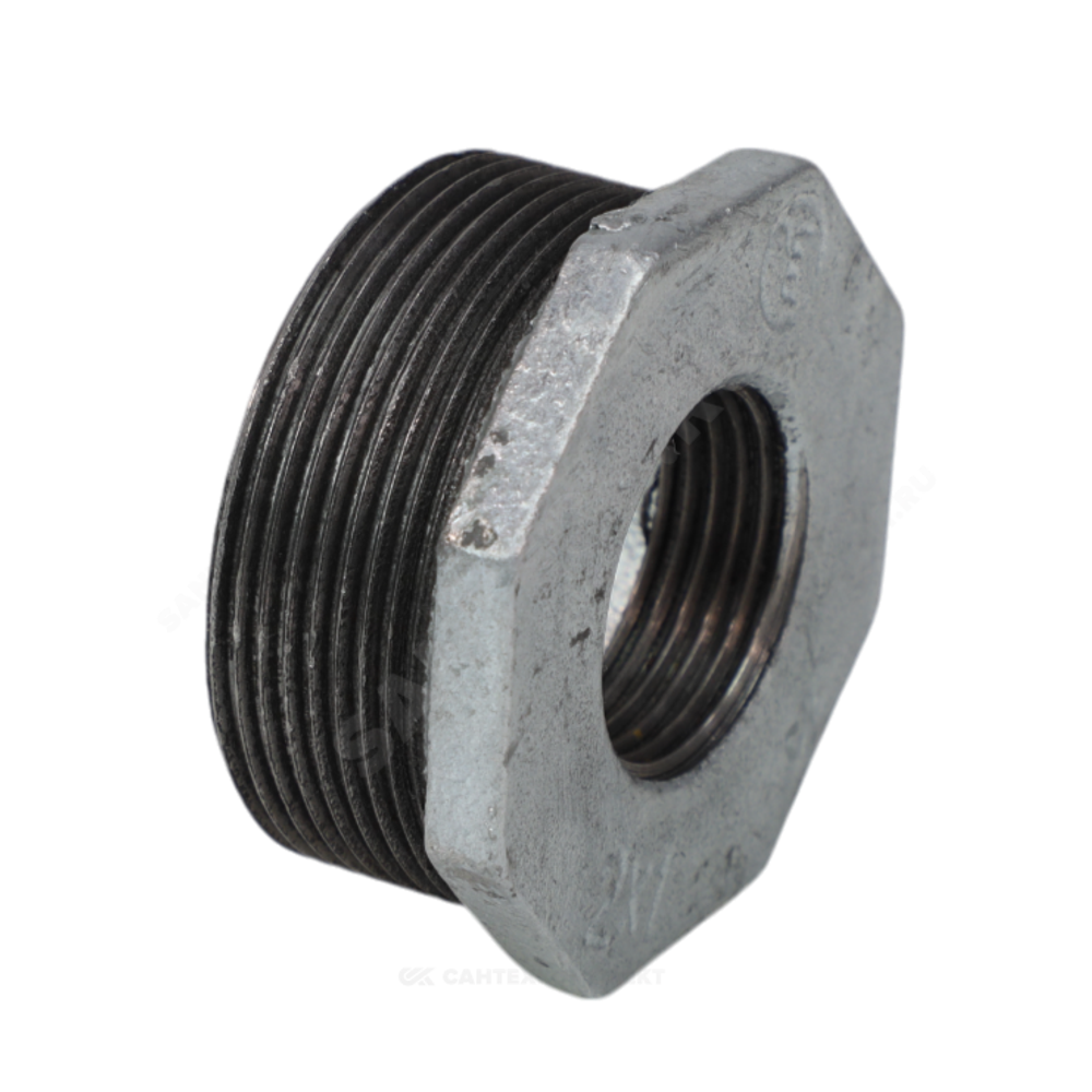 Футорка чугун оц Ду 20х15 (3/4"х1/2") НР/ВР Fittex PLUS