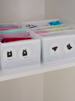 Наклейки для кармашков в детский сад. Для девочек