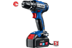 Дрель-шуруповерт ЗУБР Профессионал 20В, 2 АКБ 4Ач, в кейсе DL-201-42