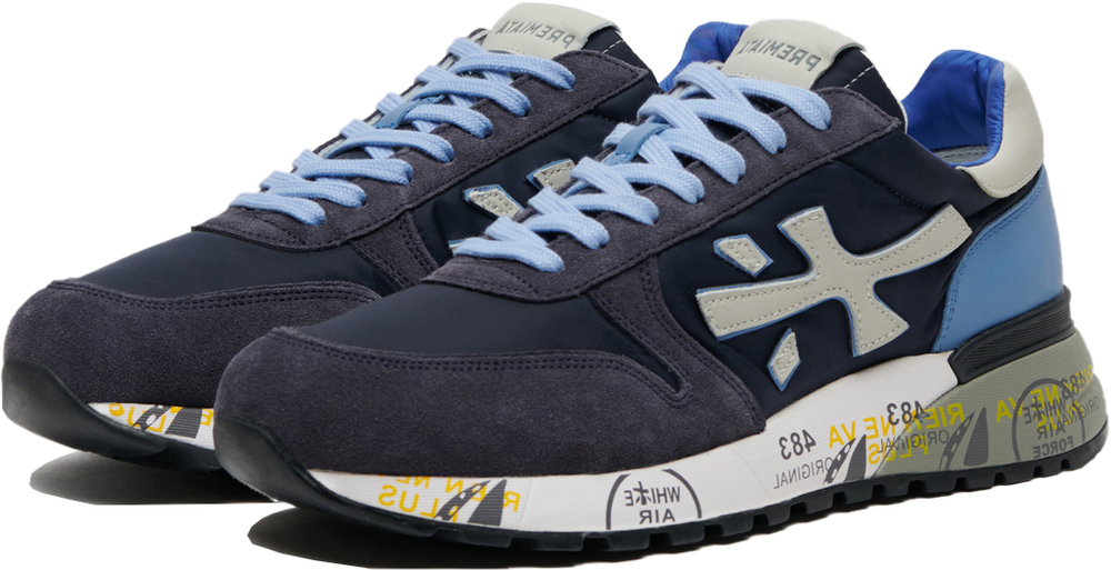 Premiata Mick 1280E Комбинированные синие спортивные