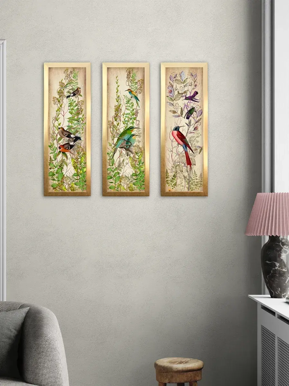 Картина на стену интерьерная на холсте 20*54 см