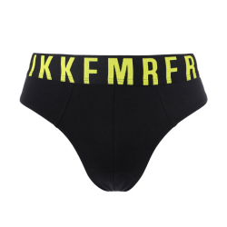 Мужские трусы брифы (черный) набор 3 в 1 Bikkembergs MIX COLOR FLUO BKK1USP16TR