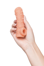 Насадка Kokos с дополнительной стимуляцией телесная 12 см