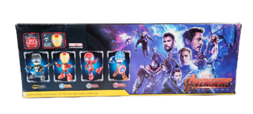 Набор Супер герои - Мстители 4 в 1 ( звук, свет ) оригинал, металл 16см