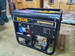 Дизельный генератор Zeus APD 3500 CLE 3 кВт с электростартером. В комплекте аккумулятор, колеса и набор фильтров для 1-го ТО