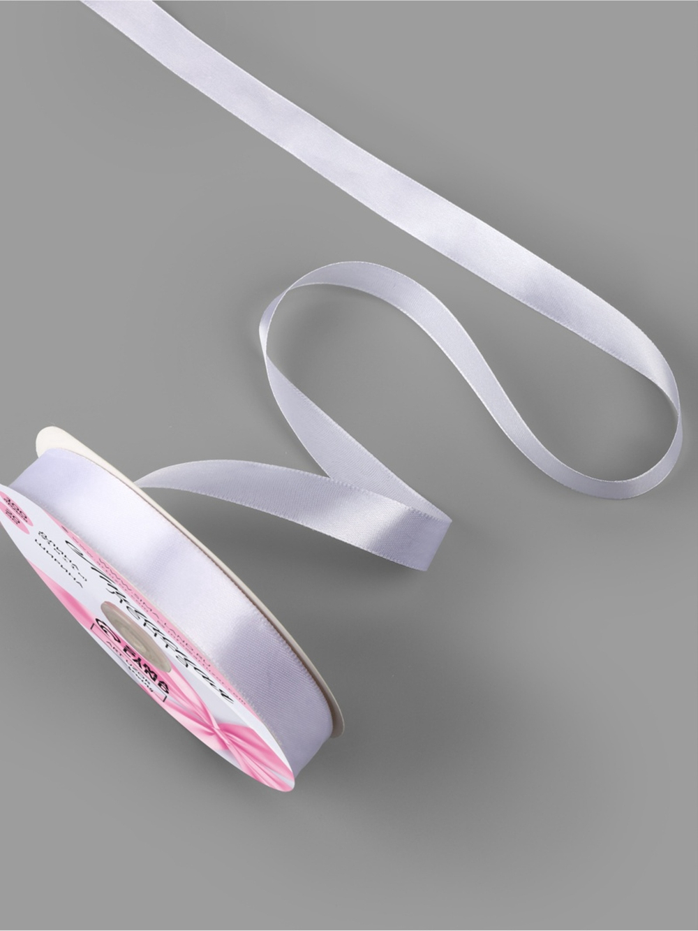 Лента атласная №01 20мм*100±1ярд(91м±1м) белый АУ   9791379