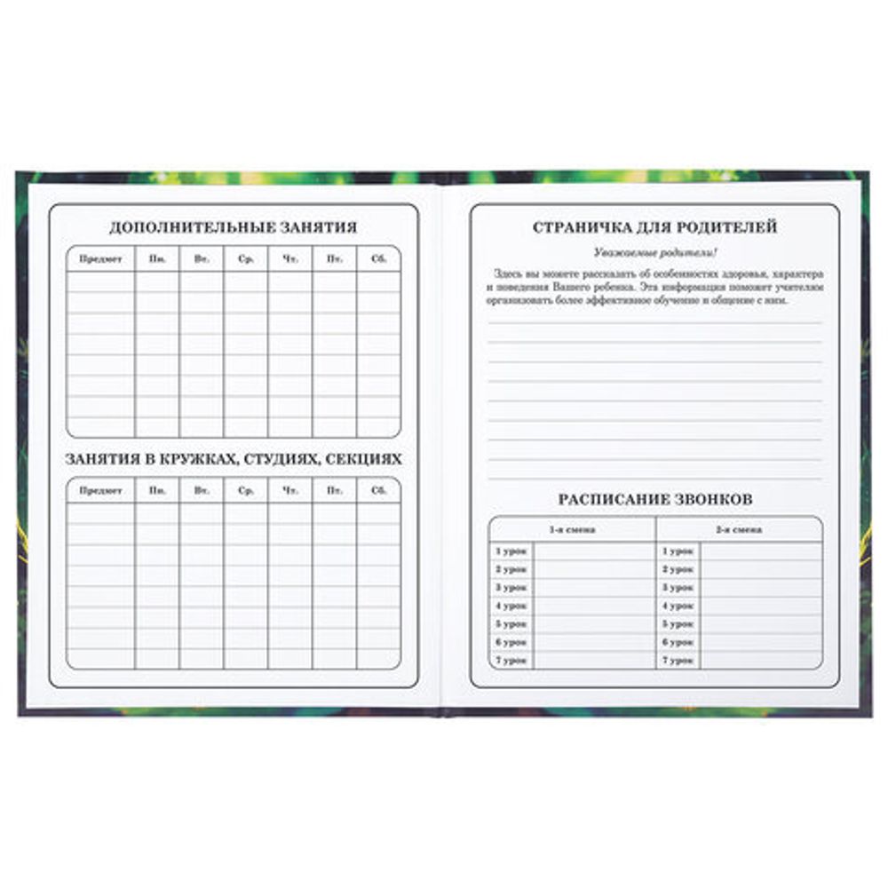 Дневник 1-4 класс 48 л., твердый, BRAUBERG, блестки, с подсказом, "Фея", 106840