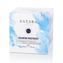 Дневной увлажняющий крем для комбинированной и жирной кожи (SPF25) Satara Dead Sea / Balancing Moisturizer Cream for combination skin