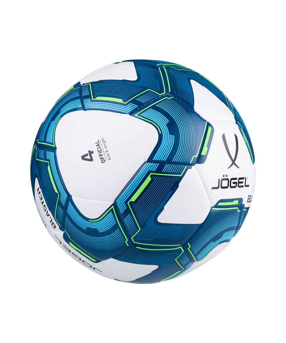 Мяч футзальный Blaster №4, белый/синий/голубой