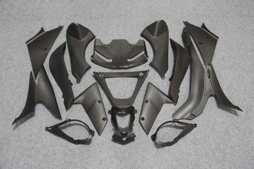 Комплект пластика для мотоцикла Kawasaki ZX-6R 07-08 Черный