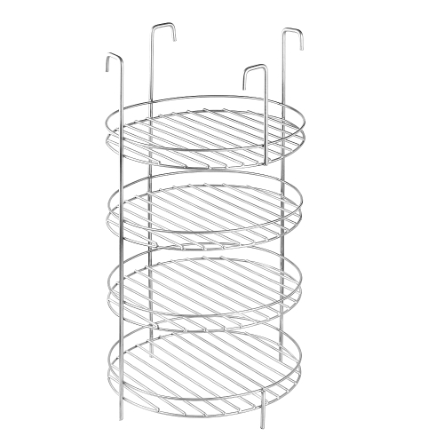 Этажерка с ручками 4х ярусная с доп. кольцом D250*H440