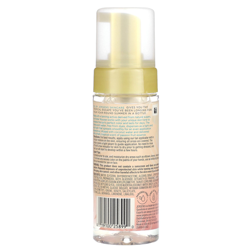 Jergens, Sol, водный мусс для загара без загара, средний, 147 мл (5 жидк. унц.)