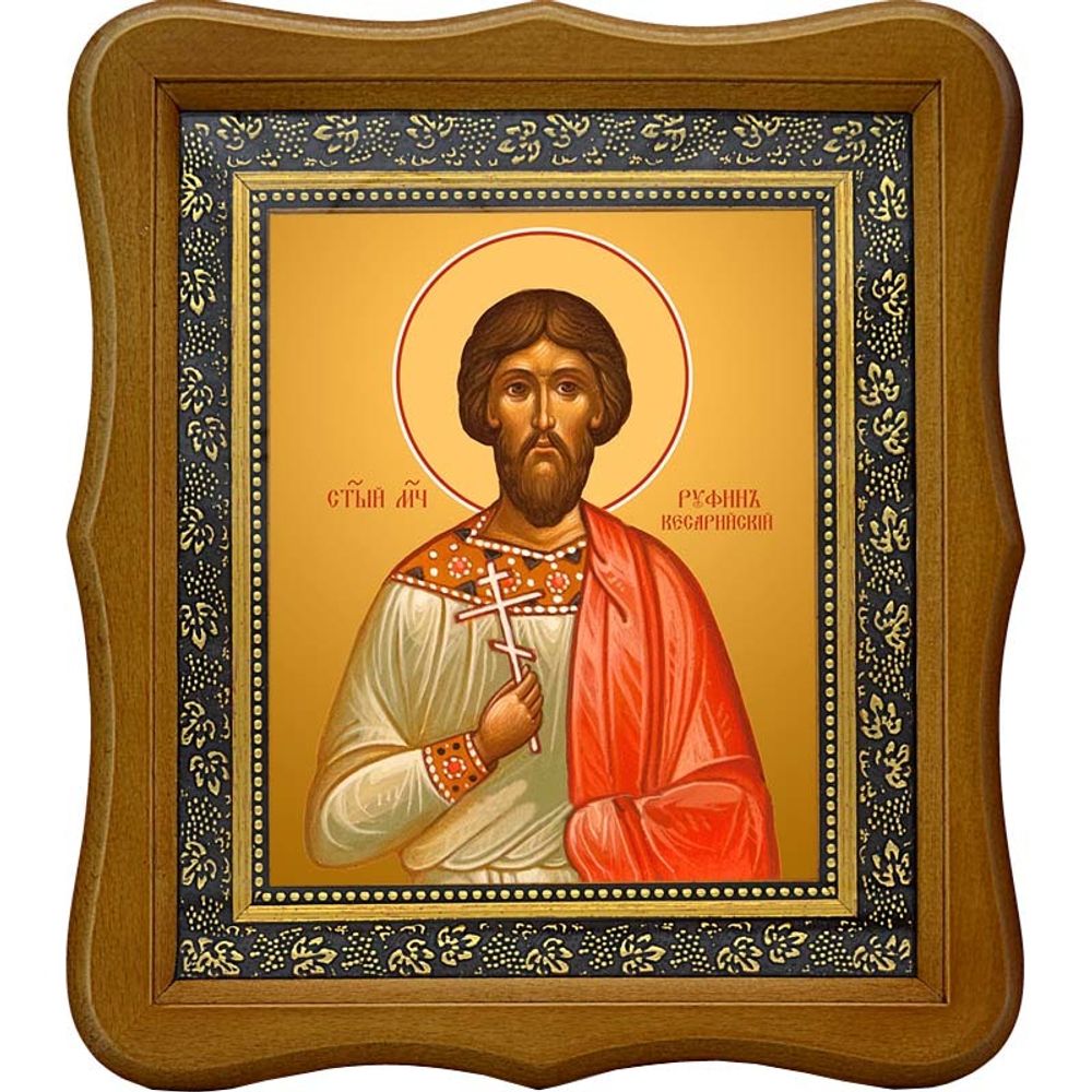 Руфин Кесарийский мученик. Икона на холсте.