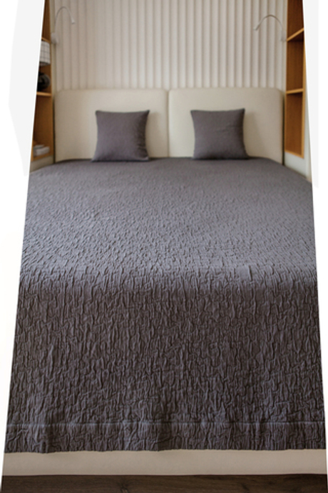 Покрывало 150x220 Luxberry Japandy темно-серое