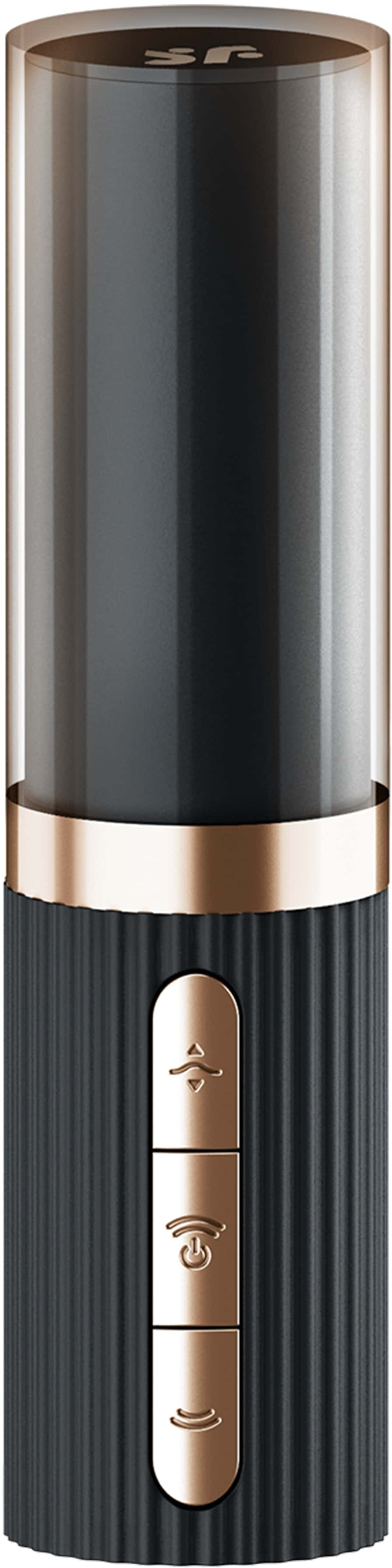 Satisfyer Deep Kiss black - Воздушно-волновой стимулятор в виде помады