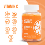 NaturesPlus, Жевательные мармеладки с витамином C, апельсин, 75 жевательных таблеток (125 мг в 1 жевательной мармеладке)
