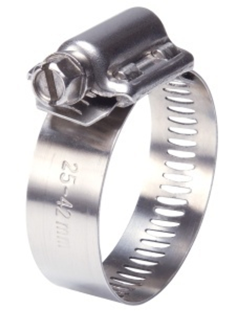 Хомут червяч. отверт.  25-40 (11/4)"TIM" 500/50