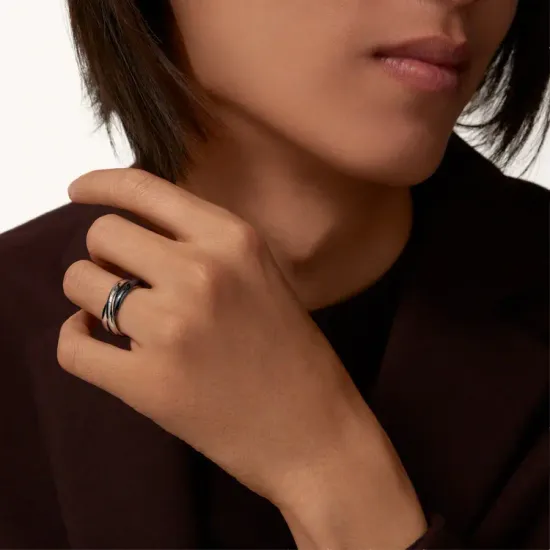 Кольцо Cartier Trinity, ceramic, classic model