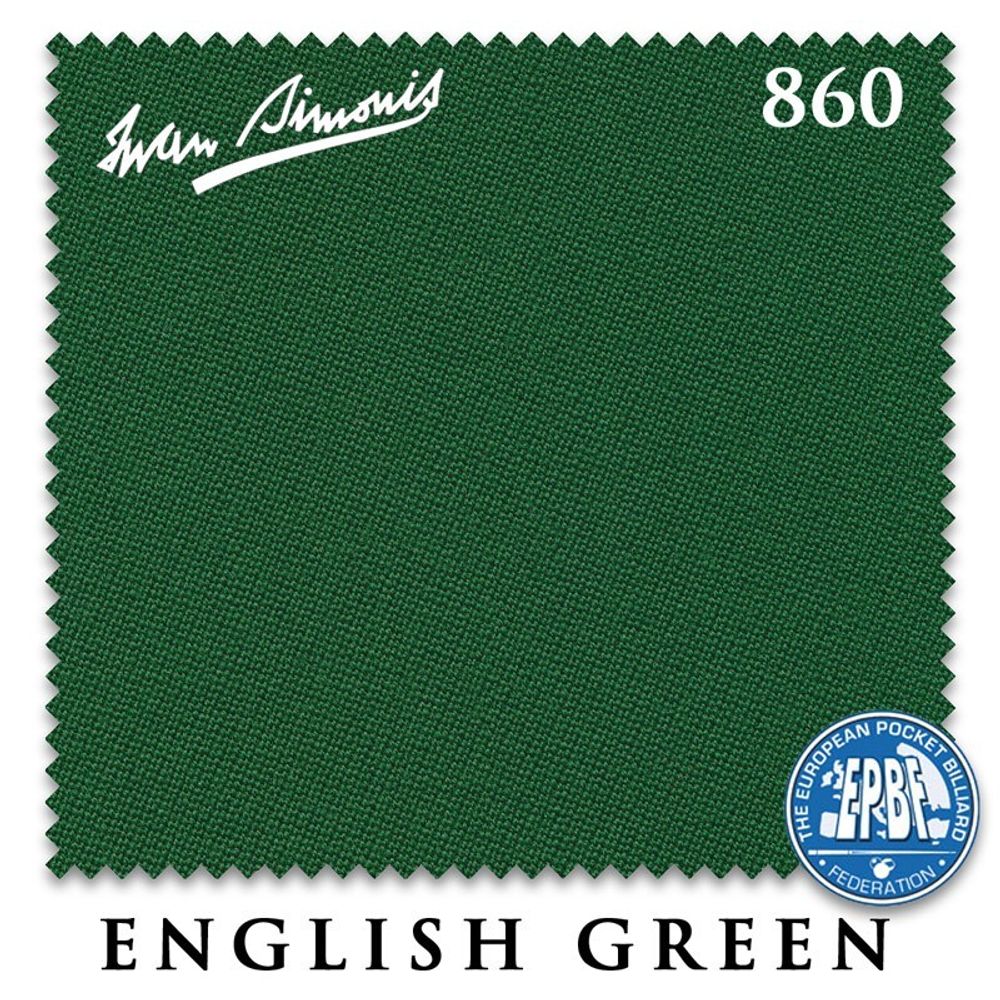 Сукно Iwan Simonis 860 198см English Green