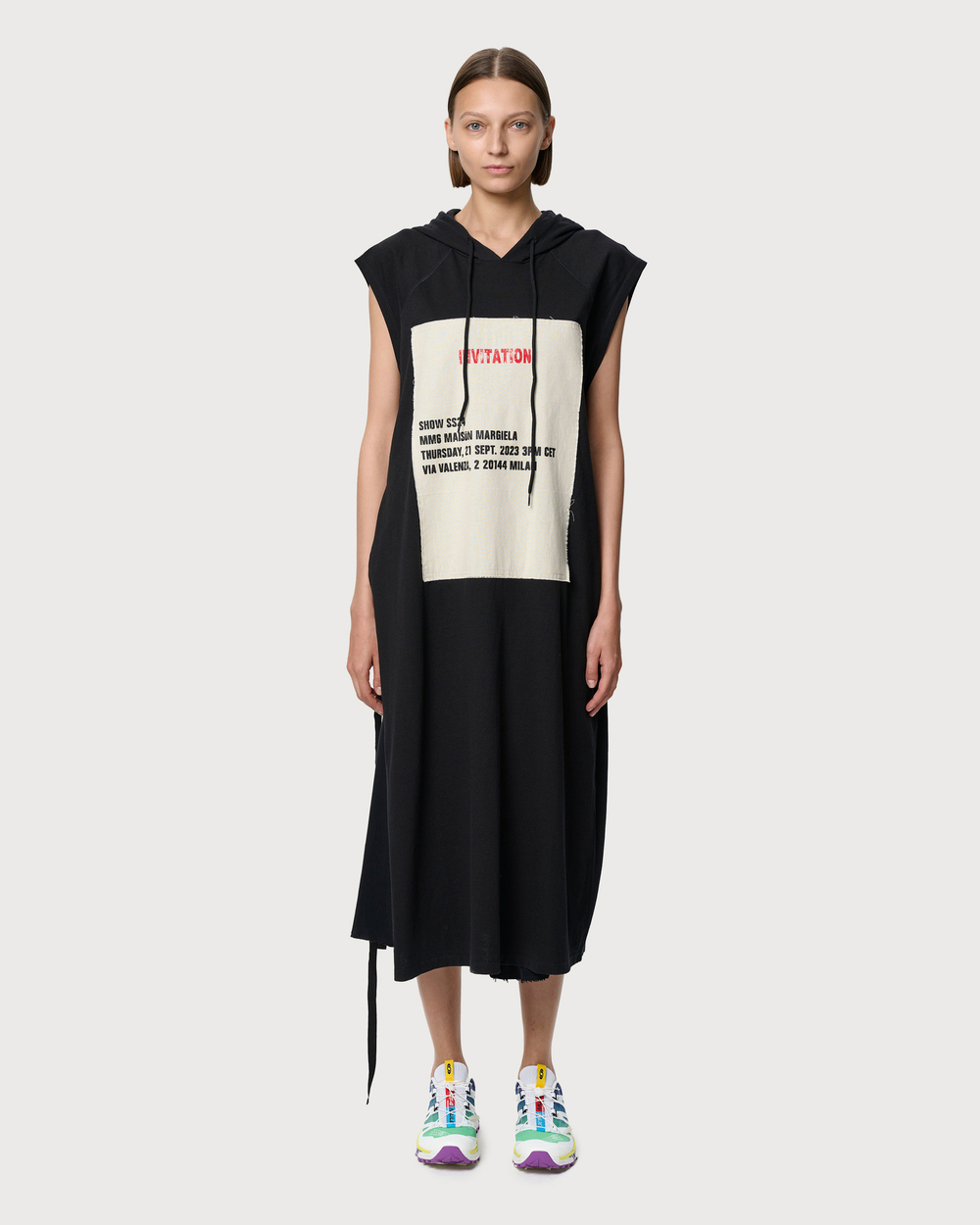 MM6 MAISON MARGIELA ТОП БЕЗ РУКАВОВ ЖЕНСКИЙ С КАПЮШОНОМ