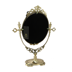 Bello De Bronze Зеркало Будуар настольное, золото