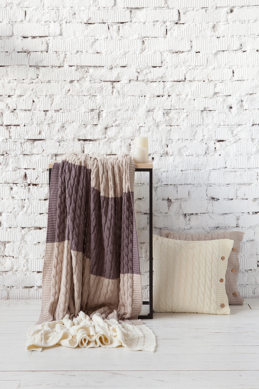 Плед 150х200 Luxberry Lux 22 мультиколор кофейный