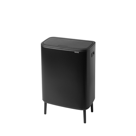 Мусорный бак Bo Touch Bin HI 2x30л Brabantia Черный матовый