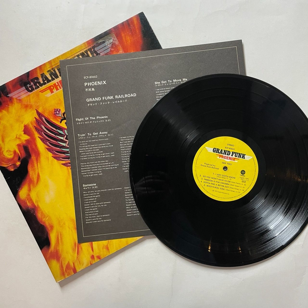 Винтажная виниловая пластинка LP Grand Funk Phoenix (Japan 1973) (No Obi)