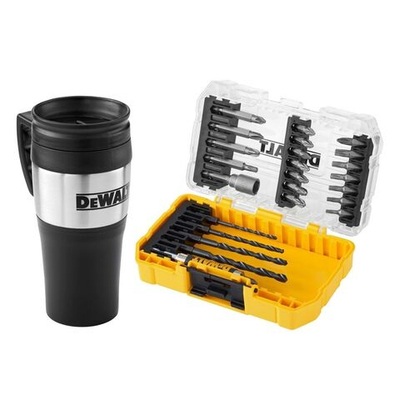 DeWalt, DT70707, Набор бит и сверл 25 шт + кружка,