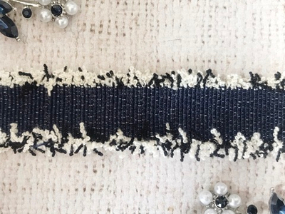 Тесьма текстиль с бахромой, ш. 2,5 см.