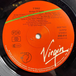Винтажная виниловая пластинка LP T'Pau Bridge Of Spies (Germany 1987)
