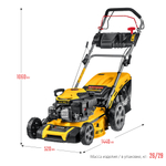 Газонокосилка бензиновая самоходная Steher GLM-460p