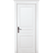 Купить Дверь массив сосны Ока Валенсия Браш белая эмаль глухая