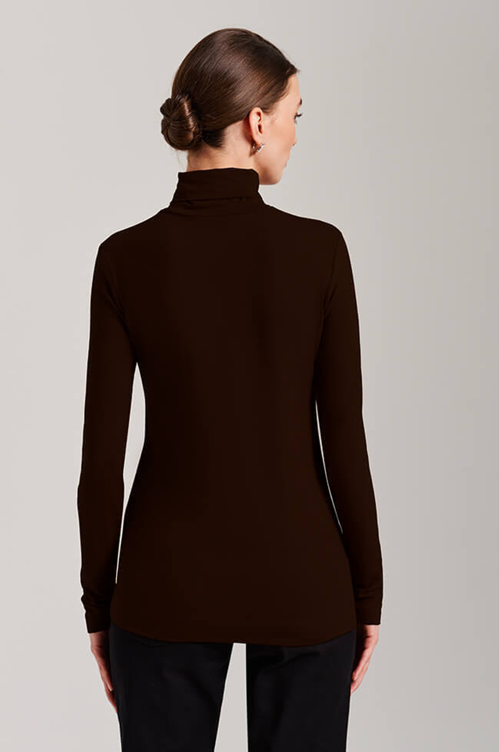 23162 Водолазка женская (шоколадный)
