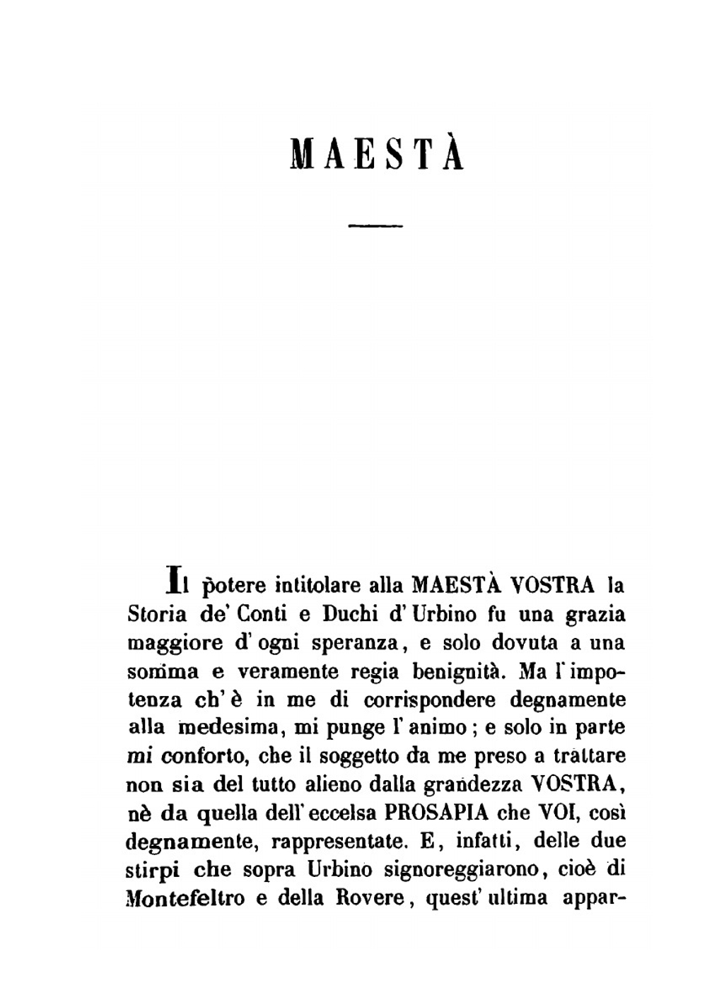Storia Dei Conti E Duchi D Urbino. Tome 1 | Filippo Ugolini