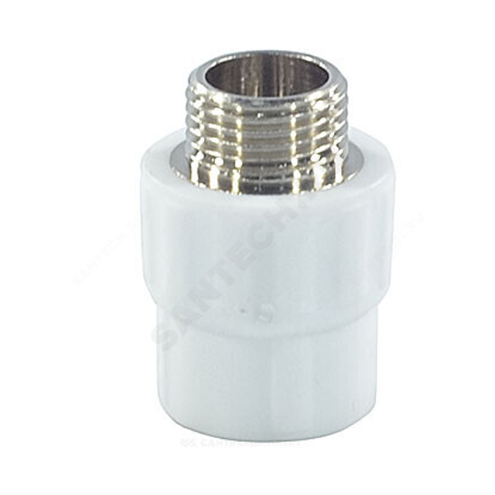 Муфта PP-R комбинированная белая Дн 32х3/4" НР PRO VALFEX 10130132-PRO