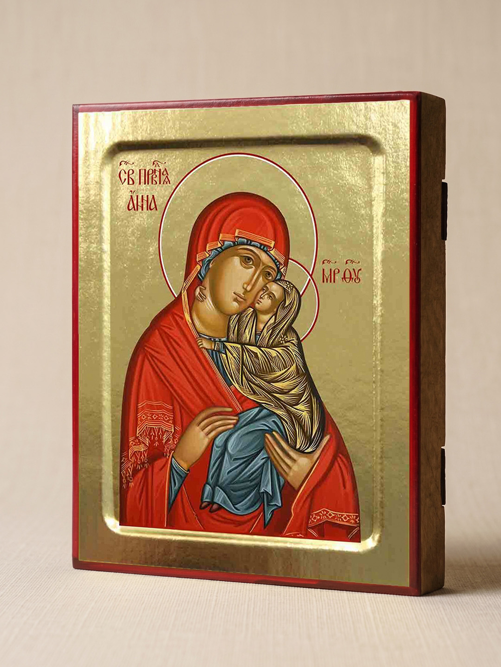 Икона Анны, святой праведной на дереве: 125 х 160 (Синопсисъ)