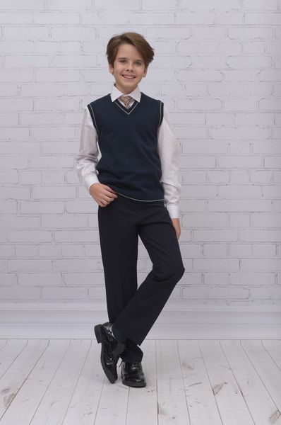 Брюки для мальчика Slim FitЛомоносов (ШФ-953)