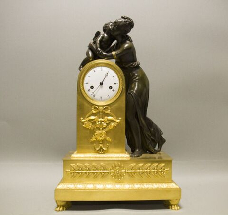 Винтаж: Кабинетные часы в стиле Ампир