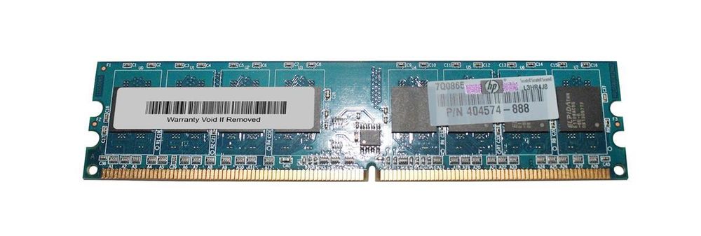 Оперативная память HP 1GB PC2-6400 DDR2 Non-ECC 240 pin 1.8V 800MHz Unbuffered DIMM 404574-888