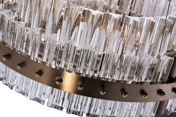 91GH-30864 Люстра подвесная "Galaxy" стекло прозрач. d47*h20см