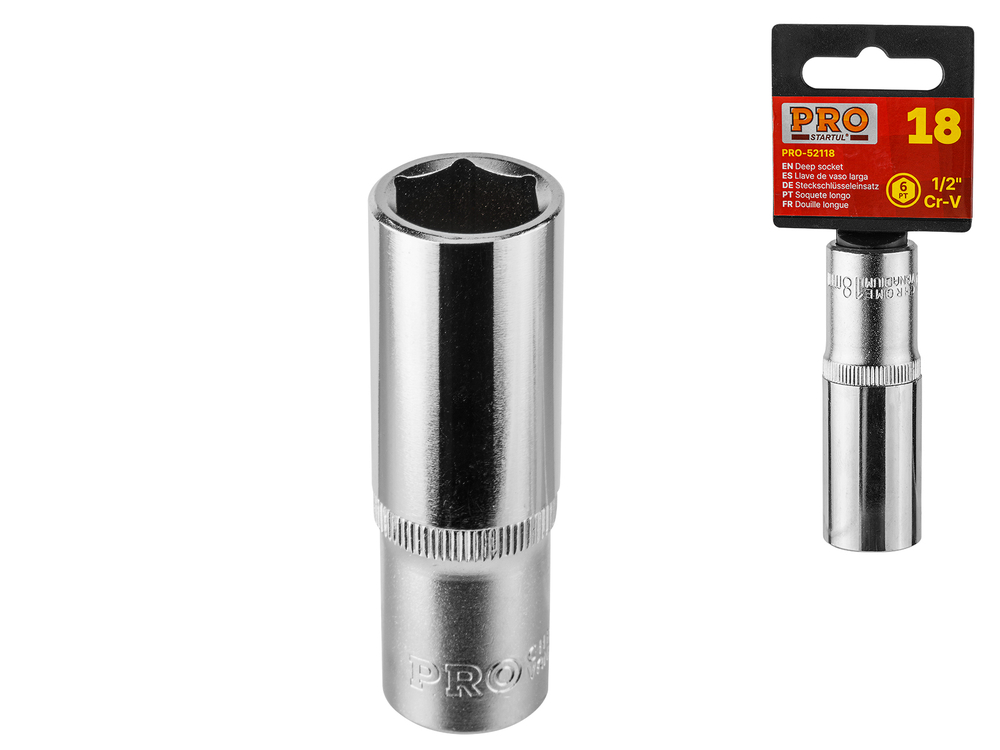 Головка 1/2" 21мм 6гр. глубокая PRO STARTUL (PRO-52121)