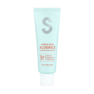 Крем солнцезащитный BE THE SKIN Sebum Zero Aloerice Vegan Sun Cream SPF50+ PA++++ 50 мл