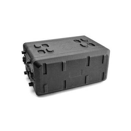 Короткий рэковый кейс 4 юнита 390мм LDPE +сумочка+ложемент в крышке| LDPE RACK4U390 |  Внутр. размеры 485*350*185мм
