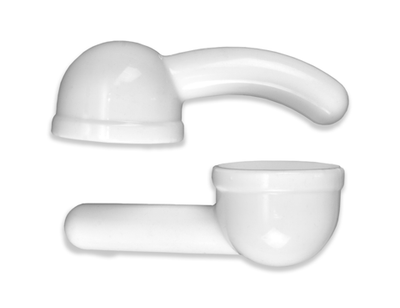 Набор насадок для Magic-wand Love Products прямая и изогнутая